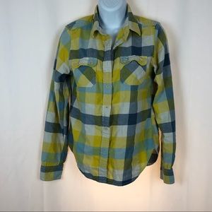 American Eagle Outfitters cotton checked shirt S